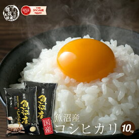 【白米】魚沼産 コシヒカリ 10kg(5kg×2袋) 精白米 国産 令和6年産 国産コシヒカリ100％ 送料無料 精米工場からの直送品