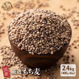 雑穀 雑穀米 国産 もち麦 2.4kg(400g×6袋) ファミリーサイズ 無添加 無着色 送料無料 ダイシモチムギ ダイエット食品 置き換えダイエット