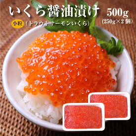 いくら（北欧サーモン）小粒 醤油漬け250g×2個(500g)【送料無料】 あす楽