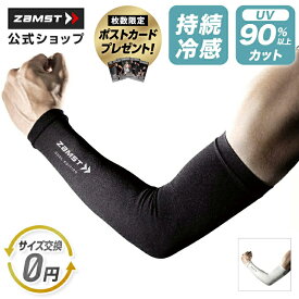 サイズ交換無料 アームスリーブ 両腕入り 2枚入り 持続冷感 腕 疲労対策 ザムスト 抗菌 防臭 伸縮性 トップアスリート着用 コンプレッションスリーブ スポーツサポーター サポーター 腕サポーター アームカバー
