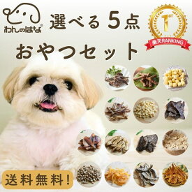 【送料無料】わんのはな 選べるおやつ5点セット 食べ比べ 犬 おやつ セット