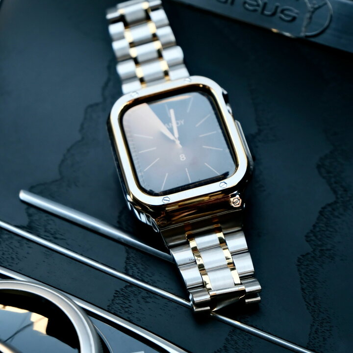 楽天市場】Apple Watch10登場！【ステンレス一体式バンド】A001 