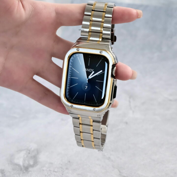 楽天市場】Apple Watch10登場！【ステンレス一体式バンド】A001 