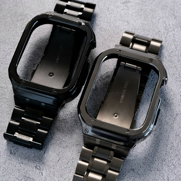 楽天市場】Apple Watch10登場！【ステンレス一体式バンド】A001 
