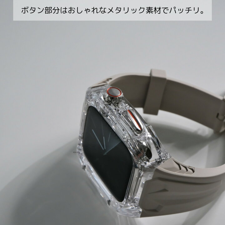 楽天市場】【クリア×TPU一体式バンド】A004 クリア一体式ベルト  