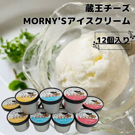 【送料無料】蔵王チーズ MORNY`Sアイスクリーム12個入り ※冷凍品のため冷蔵品とは同梱できません。