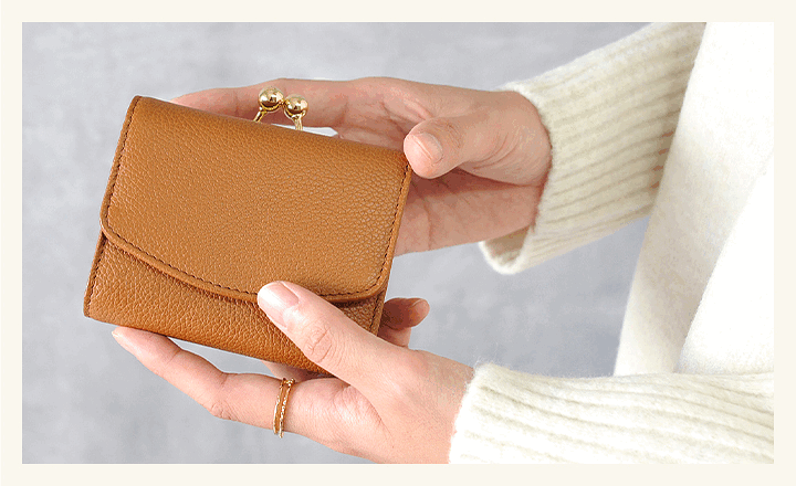 楽天市場】三つ折り財布 がま口 財布 レディース ブランド がま