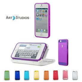iPhone5 iPhone5s iPhoneSE iPhoneケース アルミケース 超軽量 シリコン素材 樹脂 バンパー Art Studios シンプル 機能性 エコ スタンド 5s SE 格安 スマホケース 選べる カラー