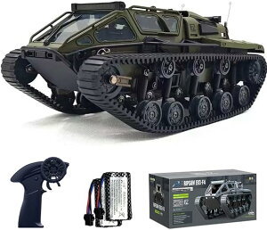 【500円割引x買い物マラソンポイントアップ】【技適認証済み】 キャタピラー ラジコン 子供向け 人気 オフロード クローラー RCタンク 27CM 高速 装甲車 ハイスピード 戦車 2.4Ghz 360°回転 LED付