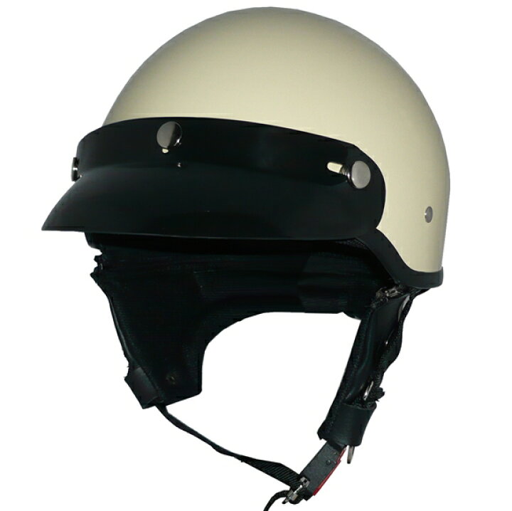 楽天市場】ポイント2倍！ZK-600 ヘルメットバイザー付きハーフジェット 