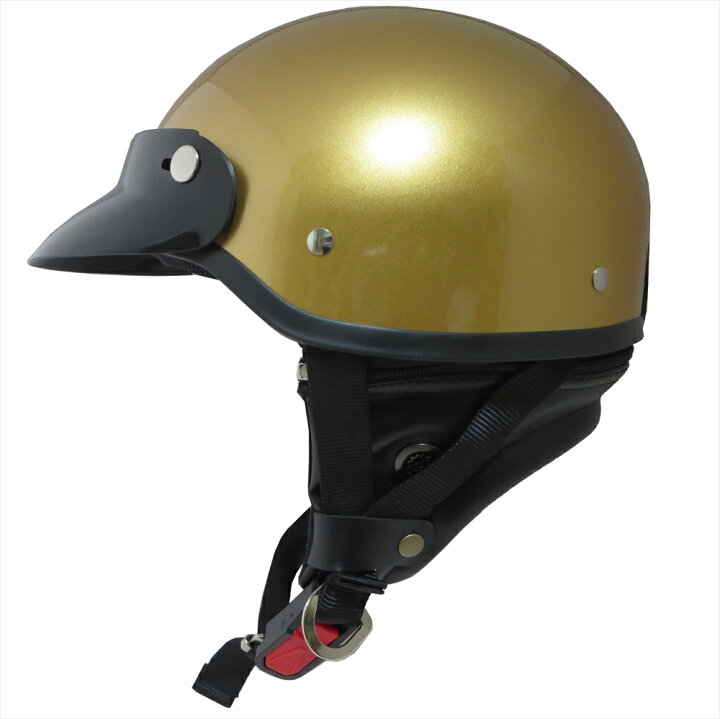 楽天市場】ポイント2倍！ZK-600 ヘルメットバイザー付きハーフジェット 
