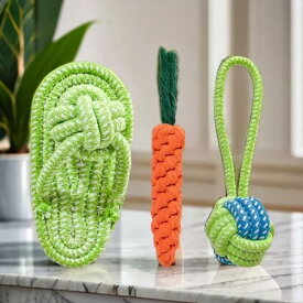 犬のおもちゃ 3点セット デンタルケア プレゼント ロープトイ ペット用品 嚙むおもちゃ ストレス解消 歯磨き 犬用玩具 犬用おもちゃ 犬のおもちゃ 耐久性 小型犬 中型犬 洗える 可愛い