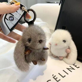 キーホルダー うさぎのぬいぐるみ キーホルダー [3カラー]