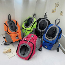 犬バックパック,ペット犬,フロントバッグ,呼吸頭,旅行用旅行用旅行バッグ,ハイキング,猫のためのキャンプ (M, ブラック)
