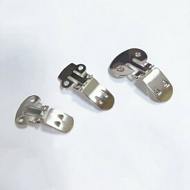 金具パーツ 2個セット シューズクリップ用 蝶ネクタイ用 ワンタッチ 留め具 飾り付け 手芸 DIY ハンドメイド 和洋裁材料 金属製