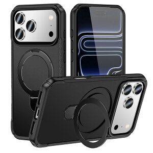 iPhone17ProMax �P�[�X �J�o�[ �w�ʃ^�C�v �����O�X�^���h �P�[�X �J�o�[ �}�O�Z�[�t�Ή� ���C�����X�[�d�Ή� �ԍڃz���_�[�Ή� �X�}�z�����O �c�u�� ���u�� �V���v�� ������� ring-case-17pm-