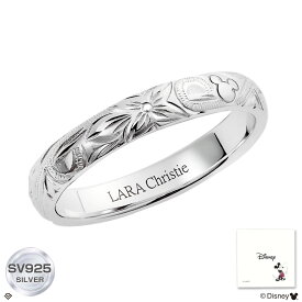 ハワイアンジュエリー リング 指輪 レディース リング シルバー Disney 「ミッキー」ディズニー コレクション プルメリア レディース リング LARA Christie ララクリスティー 女性 誕生日プレゼント