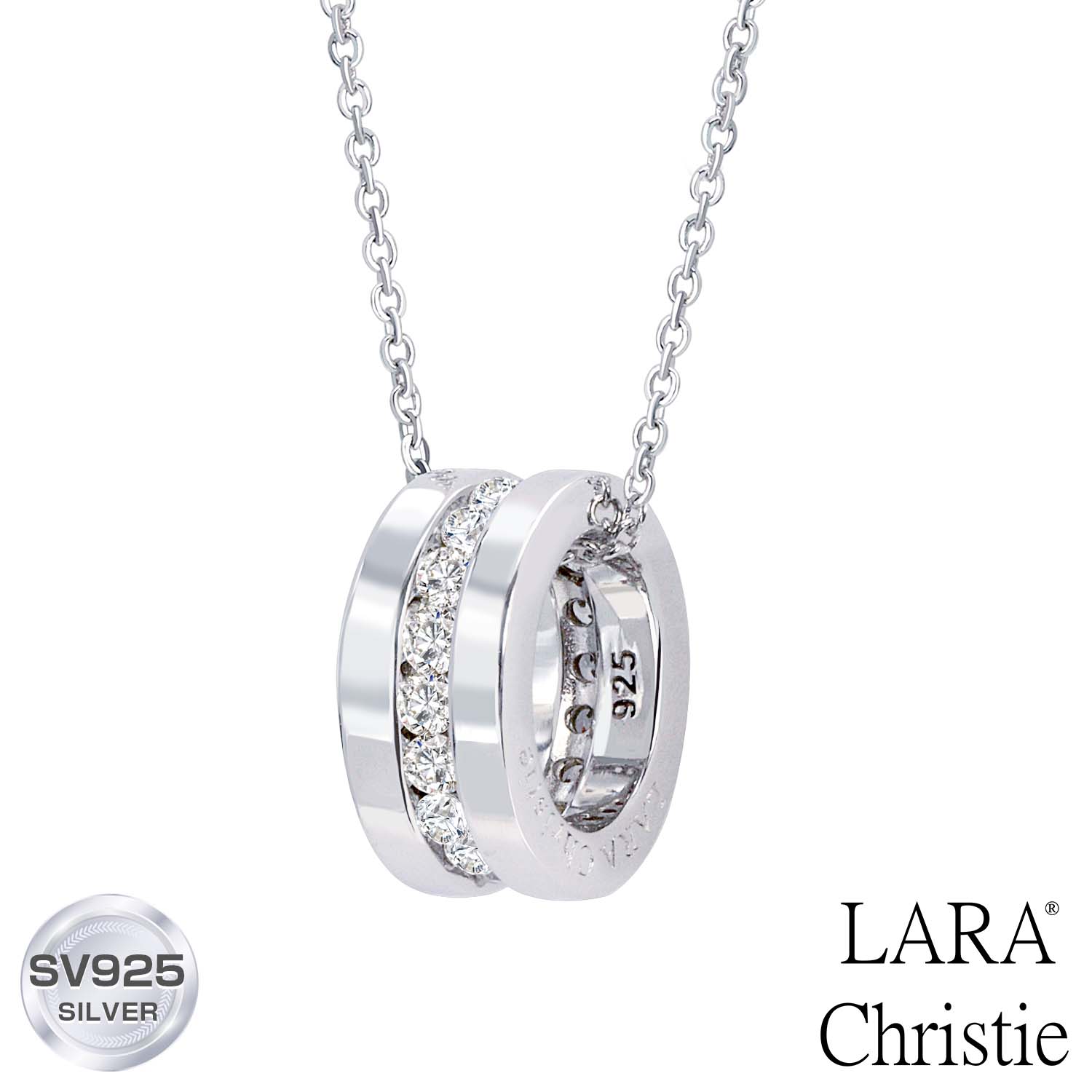 ネックレス レディース LARA Christie (ララクリスティー) エタニティ ネックレス シルバー [ WHITE Label ] 女性用 誕生日プレゼント