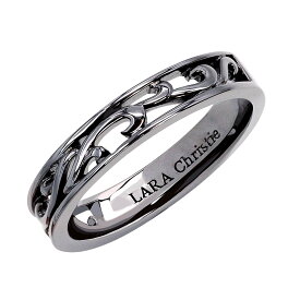 【10%OFF スーパーセール】 指輪 メンズ LARA Christie (ララクリスティー) ランソー リング 指輪[ BLACK Label ] シルバー Silver 男性 誕生日プレゼント