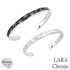 バングル ペアバングル シルバー LARA Christie (ララクリスティー) セイントグラス ペアバングル [ PAIR Label ] 記念日 カップル お揃い プレゼント 誕生日プレゼント