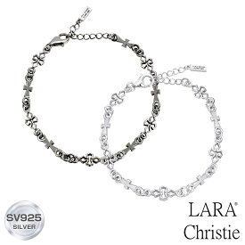 ブレスレット ペア LARA Christie (ララクリスティー)テンプル クロス [ PAIR Label ] 記念日 カップル お揃い プレゼント 誕生日プレゼント