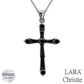 ネックレス メンズ LARA Christie (ララクリスティー)ホーリー クロス ネックレス[ BLACK Label ] シルバー925 silver 男性 誕生日プレゼント