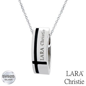 ネックレス メンズ LARA Christie (ララクリスティー)マリン クロス ネックレス[BLACKLabel] シルバー925 silver 男性 誕生日プレゼント