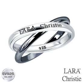 【ポイント10倍 お買い物マラソン】 リング 指輪 メンズ　LARA Christie (ララクリスティー)ロンド リング[ BLACK Label ] シルバー Silver 男性 誕生日プレゼント