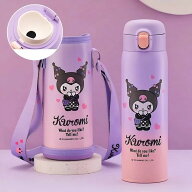 クロミ キティちゃん 水筒 子供用 ストレート飲み 316ステンレス 魔法瓶 真空断熱 保温保冷 軽量 大容量 …