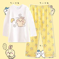 ちいかわ パジャマ 夏 半袖 大人 短パン 上下セット 長袖 長袖ズボン 綿 ハチワレ うさぎ グッズ パジャ…