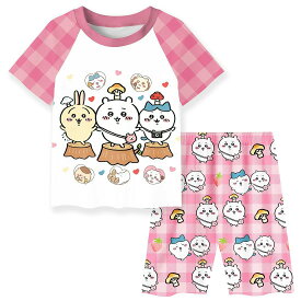 ちいかわ 子供 パジャマ こども 子供服 半袖 ノースリブ 短パン 半ズボン タートルズ 綿100％ ユニバーサル 春 夏 秋 部屋着 ルームウェ