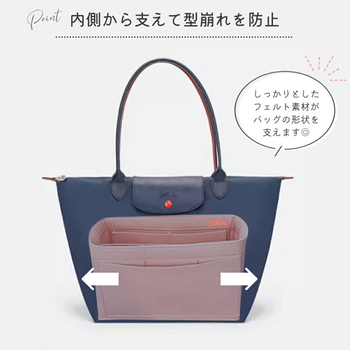 楽天市場】【全品ポイント5倍♪26日迄】バッグインバッグ ロンシャン 
