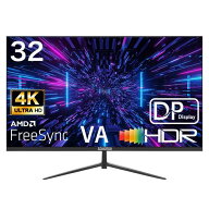 モニター 32インチ 4K 3840x2160 UltraHD 高解像度 超薄型 HDMI対応 DP対応 USB対応 60HZ 2ms応答 VAパネ…