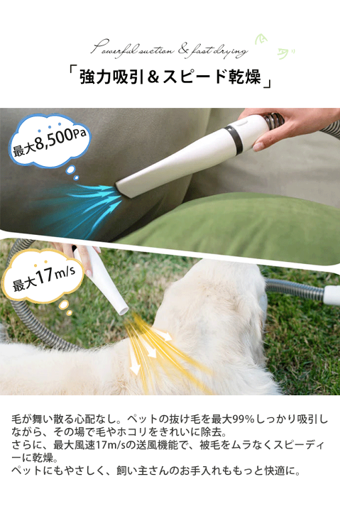 グルーミングセット 強力吸引 大容量 低騒音 猫犬用電動バリカン 自動吸引 Amazon.co.jp: SFUN ペットグルーミングセット 6 in 1多機能