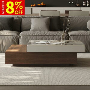 テーブル ローテーブル センターテーブル 回転式 高品質セラミック ウォールナット突板 引き出し付き ラグジュアリー 高級感 デザイナーズ 完成品 大理石風 石目調 傷に強い おしゃれ イタ