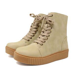 ブーツ メンズ レースアップ 紐靴 3E サイドジップ 歩きやすい フラットソール 軽量 合成皮革 PUレザー ヌバック 柔らかい シンプル 3cmヒール No.6400 23cm-27cm ブラック ブラウン Dedes デデス