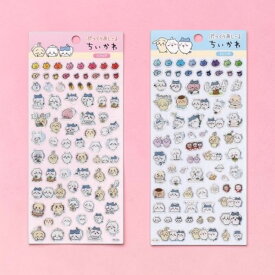 【予約：2026年8月末頃入荷予定】ちいかわ ぷっくりあしーる 　ちいかわ ハチワレ うさぎ モモンガ くりまんじゅう シーサー ス ぷっくりシール 立体シール シール帳