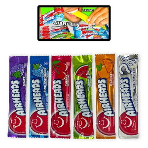 �A�����J���َq �G�A�w�b�Y �v6�{ �P�i�̔� AirheadsFruitCandy �t���[�c�L�����f�B�@�A���@�O�~�@���َq�@SNS�@ASMR�@�e�B�b�N�g�b�N�@�𚐁@���b�p��