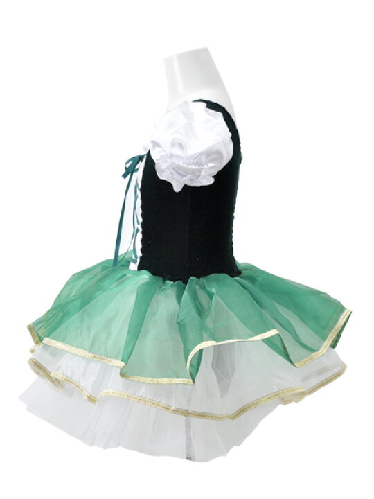 楽天市場】バレエ チュチュ 子供 グリーン レオタード tutu ちゅちゅ 
