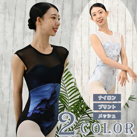 バレエ 大人 レオタード バレエ 大人 レオタード用 胸パッドポケット付き 人気 大人レオタード ナイロン プリント 柄 バレエ用品 S M L メッシュ al0825 ( ダンス 体操 新体操 zeemax )【送料無料｜即日発送】 review