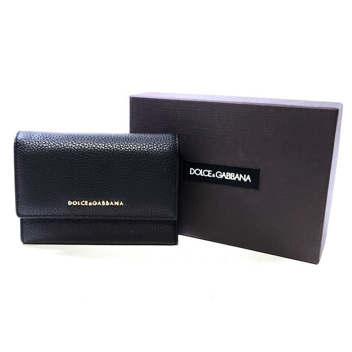楽天市場】ドルチェ&ガッバーナDOLCE&GABBANA 三つ折り財布 コンパクト 