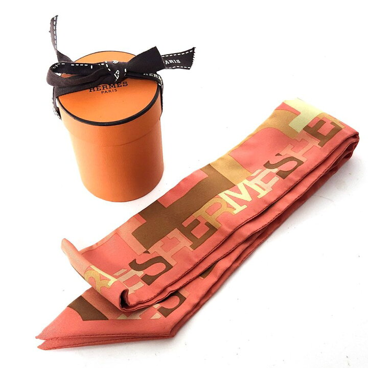 楽天市場】エルメス HERMES スカーフ ツイリー リボンスカーフ バッグ 