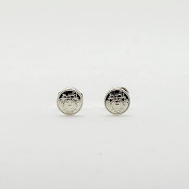 エルメス HERMES エクスリブリス ピアス TPM SV925 シルバー 中古Aランク アクセサリー イヤリング レディース 女性 両耳 ジュエリー