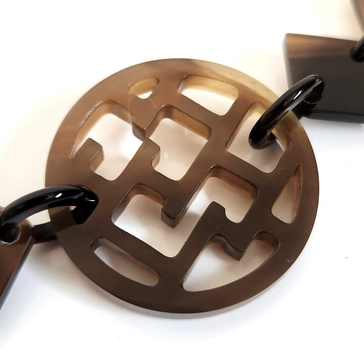 楽天市場】エルメス HERMES ネックレス バッファローホーン ディーヴァ  
