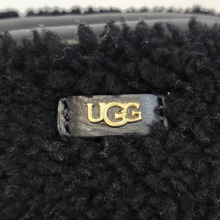 楽天市場】アグ UGG ショルダーバッグ ー ブラック ファー レザー 中古 