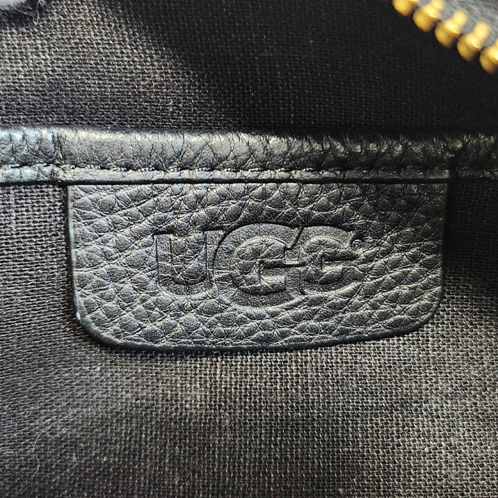 楽天市場】アグ UGG ショルダーバッグ ー ブラック ファー レザー 中古 