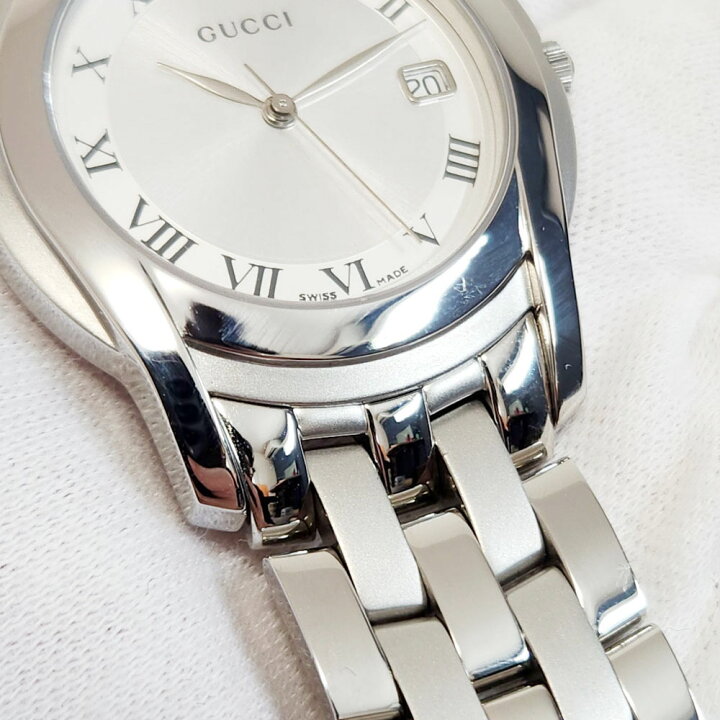 楽天市場】グッチ GUCCI メンズ ウォッチ 5500M 文字盤:シルバー  