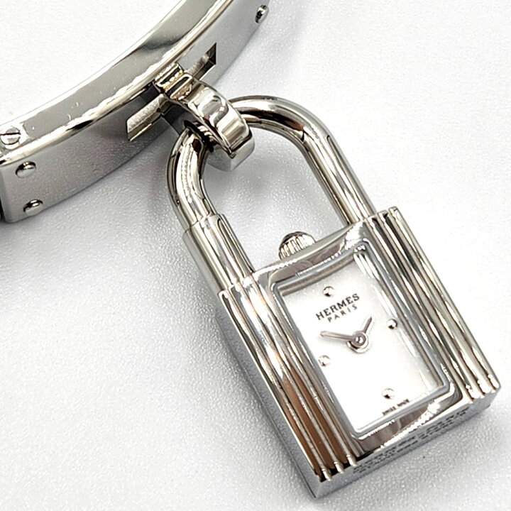 楽天市場】エルメス HERMES ケリーウォッチ KE4.110 ホワイト文字盤  