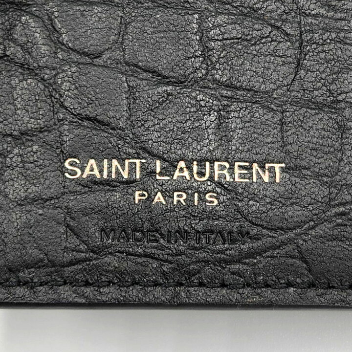 楽天市場】サンローラン SAINT LAURENT 二つ折り コンパクトウォレット  