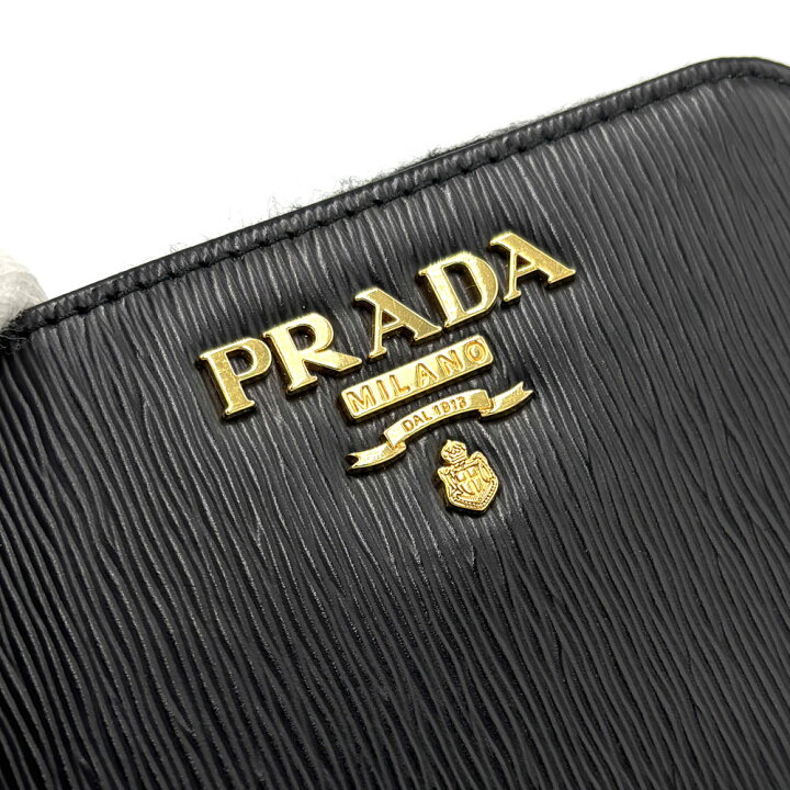 楽天市場】プラダ PRADA サフィアーノ コインケース 1MM268 ブラック  